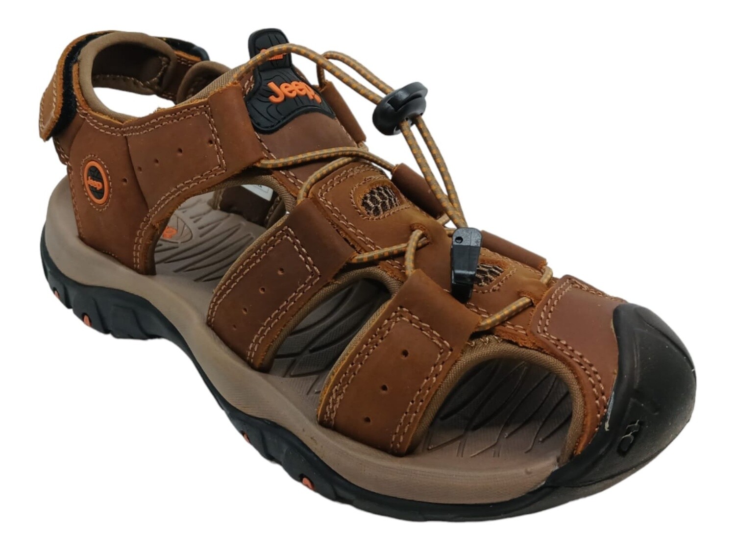 Jeep | Trackhwack Closed Leather Sandle | Brown, Size: 6