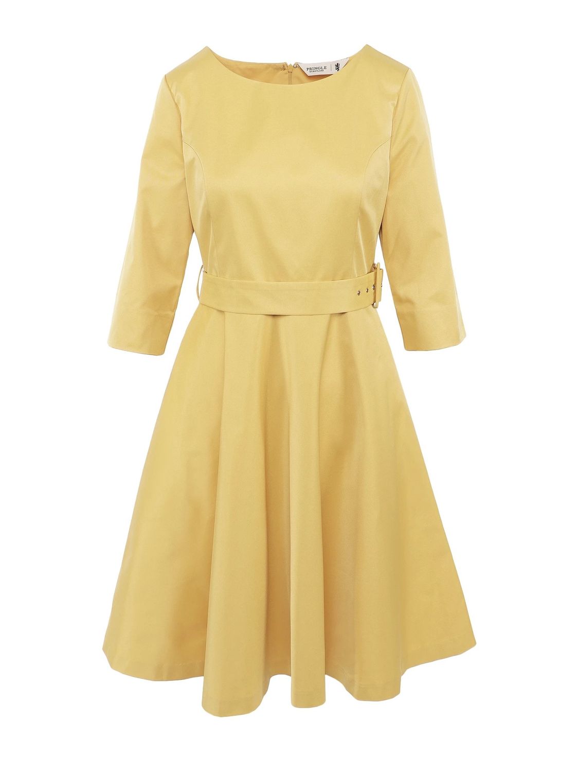 Pringle | Evelyn Structured Dress | Yellow, Size: S