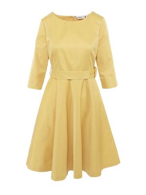 Pringle | Evelyn Structured Dress | Yellow, Size: S