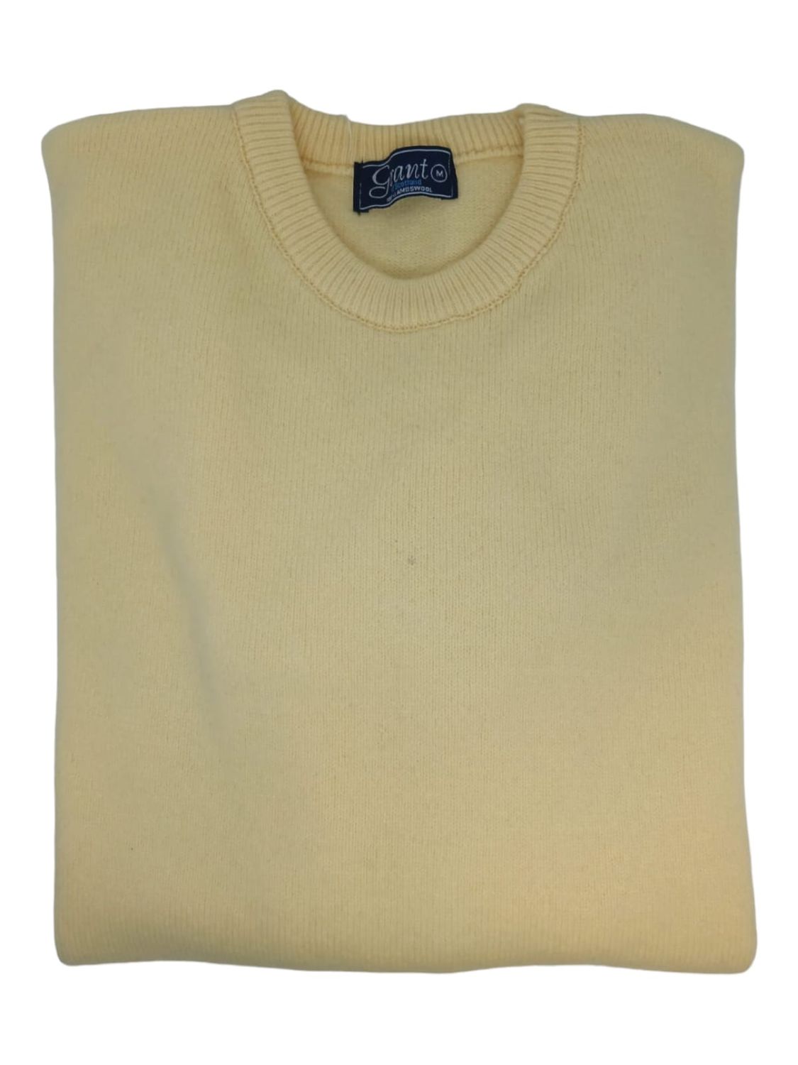Grant | Lambswool Crew Neck Jersey | Pew Drop, Size: S