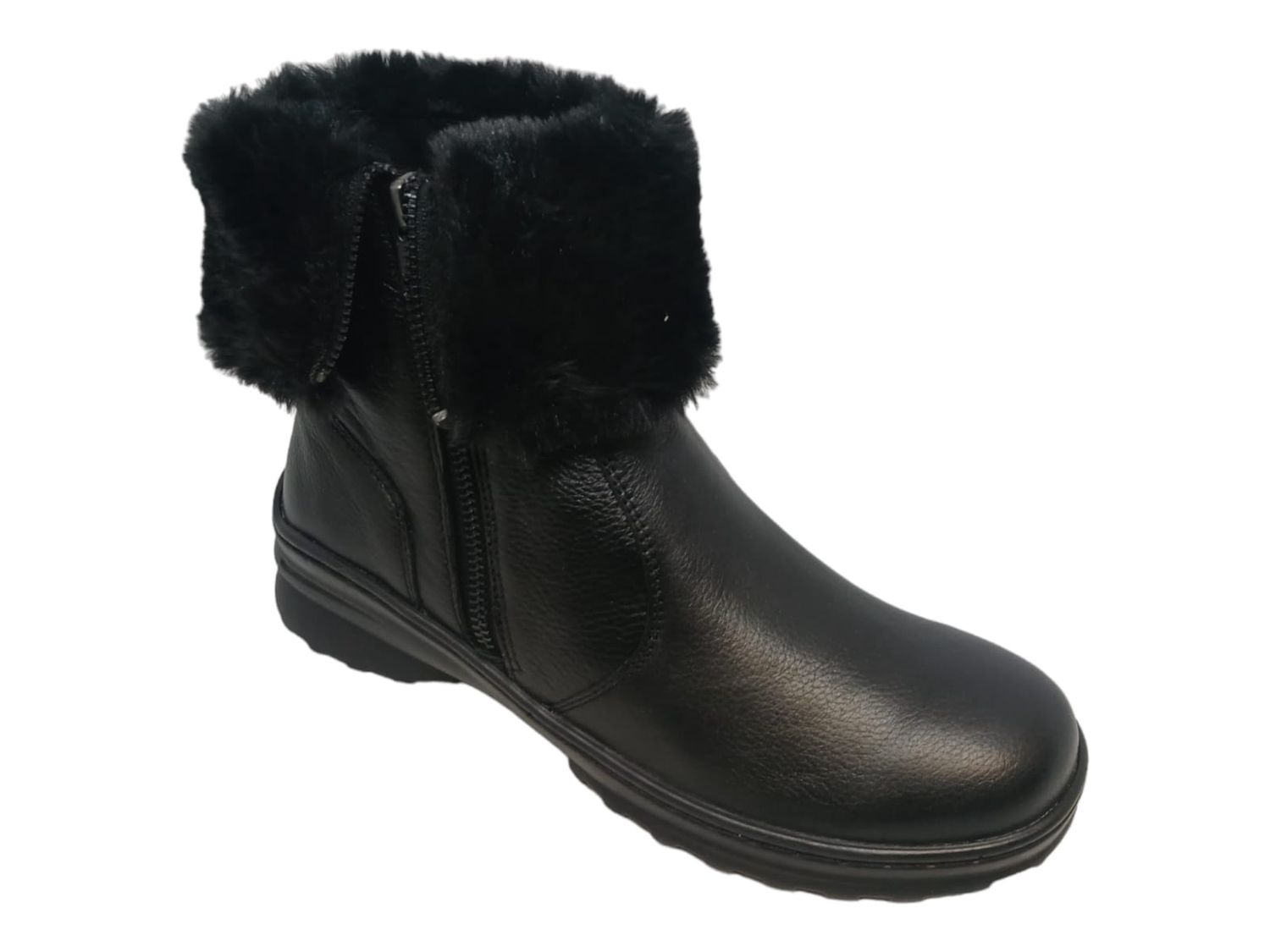 Hush Puppies | Maya Leather Boots | Black, Size: 3