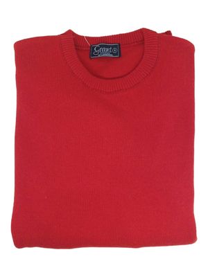 Grant | Lambswool Crew Neck Jersey | Flame