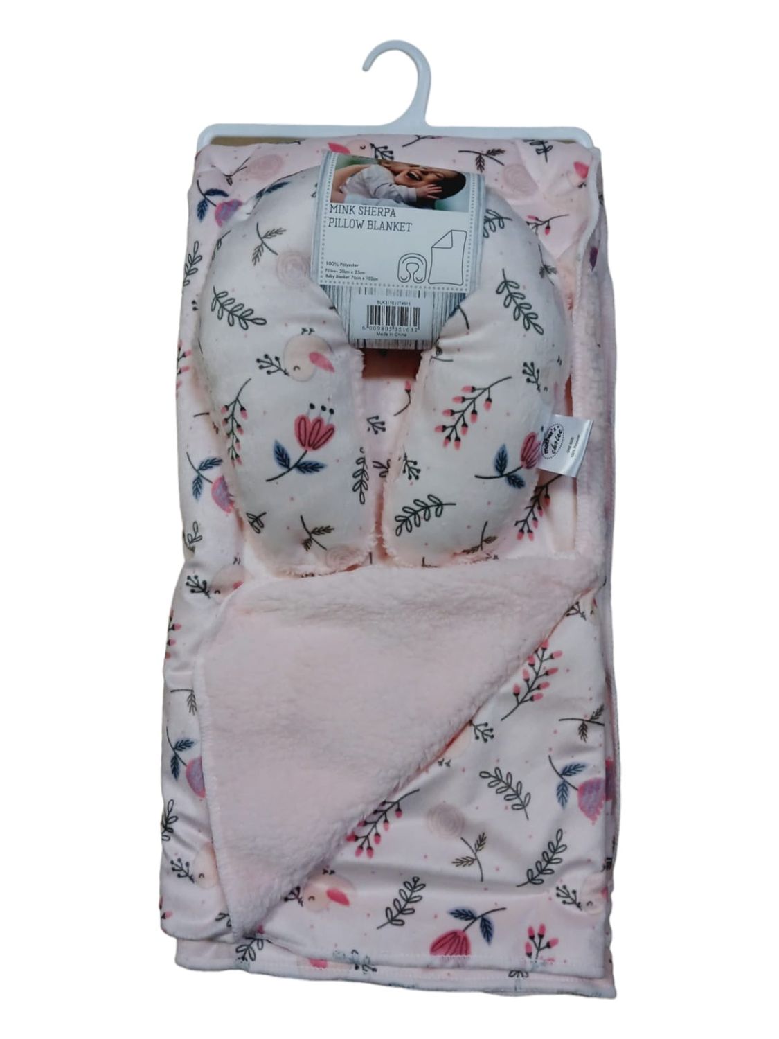 Mother&#39;s Choice | Pillow Blanket | Floral Bird