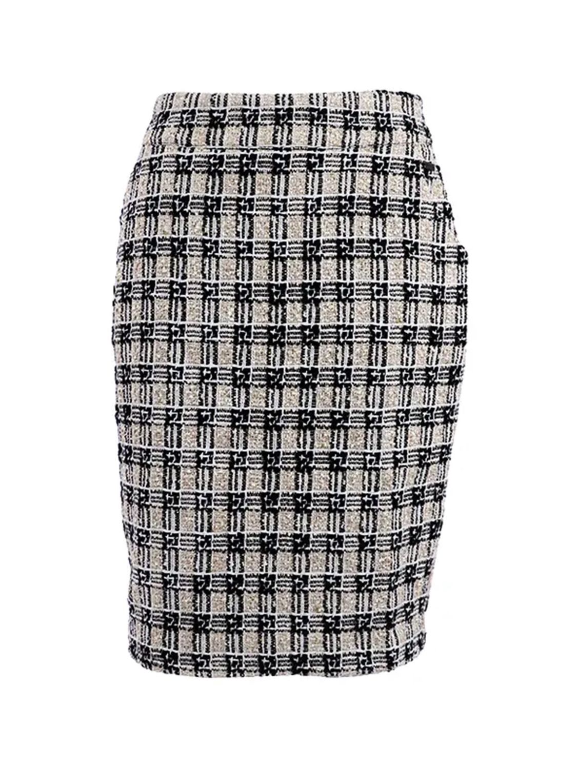Pringle | Daphnie Tweed Skirt | Gold, Size: 8