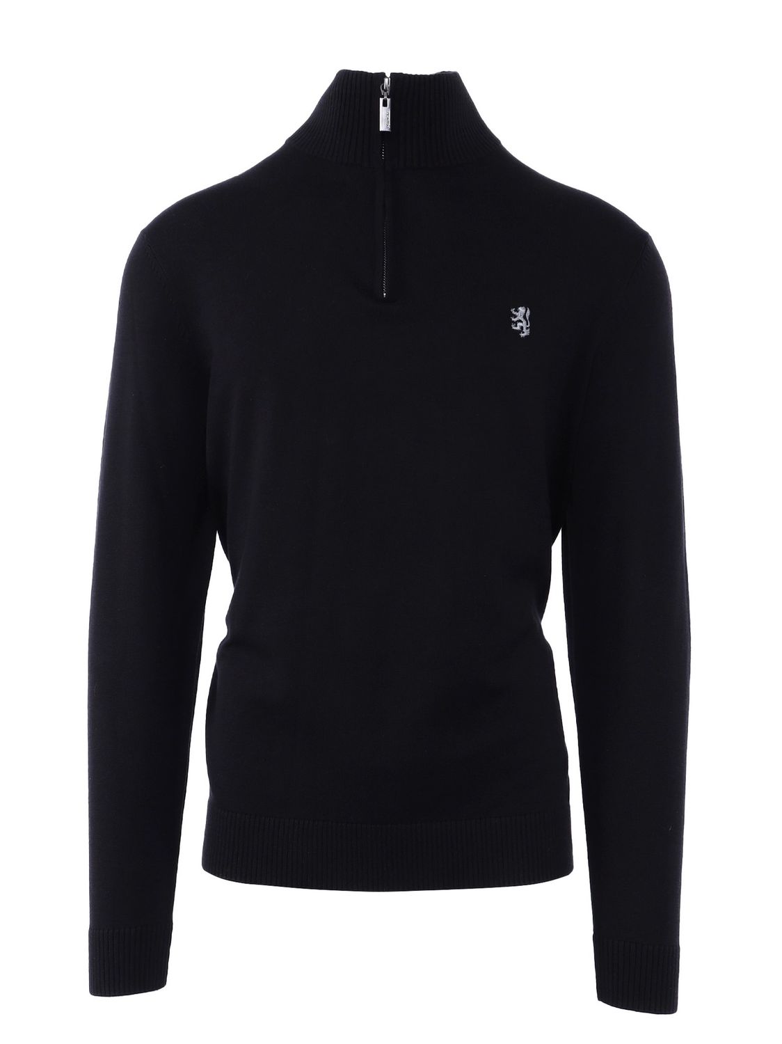 Pringle | Ben Knitwear 1/4 Zip Sweater | Black, Size: S