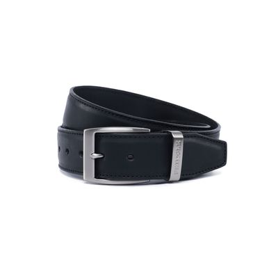 Pringle | Craig Leather Belt | Black, Size: 32