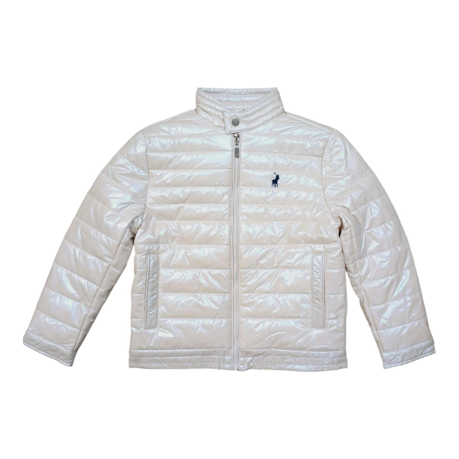 Polo | Girls Jamie Puffer Jacket | Stone, Size: 11-12yrs