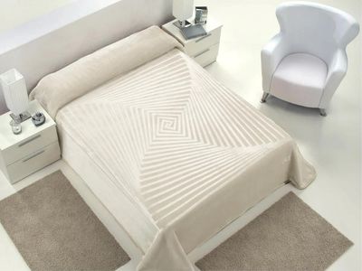 Egyptian Cotton Co | Mora Casa Morderna Blanket | Natural