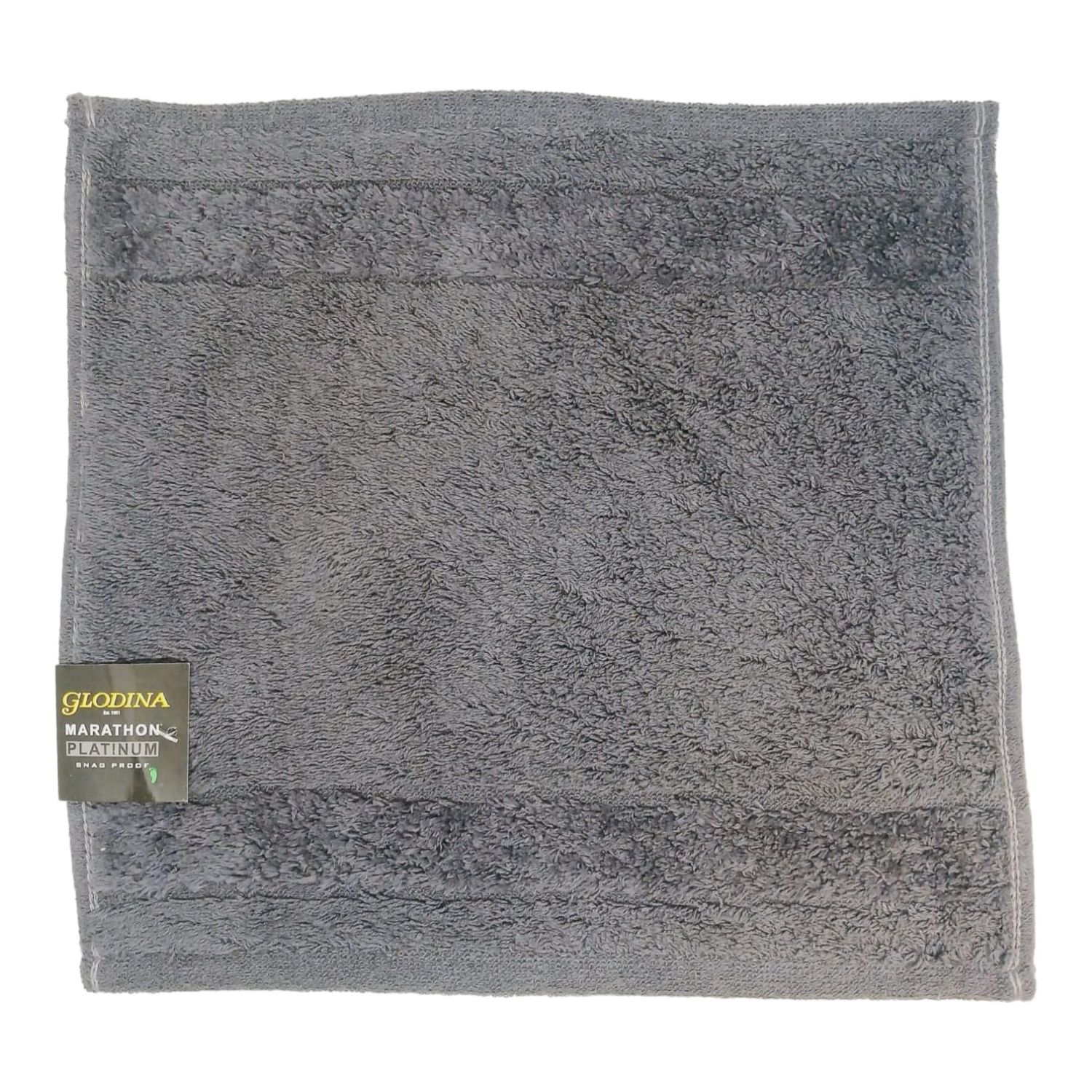 Glodina | Marathon Platinum Face Cloth | 610gsm/550gm2 | Charcoal | 30x30