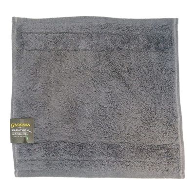 Glodina | Marathon Platinum Face Cloth | 610gsm/550gm2 | Charcoal | 30x30