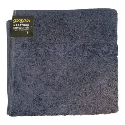 Glodina | Marathon Platinum Bath towel | 610gsm/550gm2 | Charcoal | 70x135