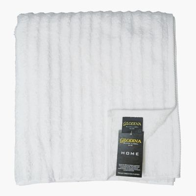 Glodina | Onda Wave Bath Towel | 555gsm/500gm² | White | 70 x 130