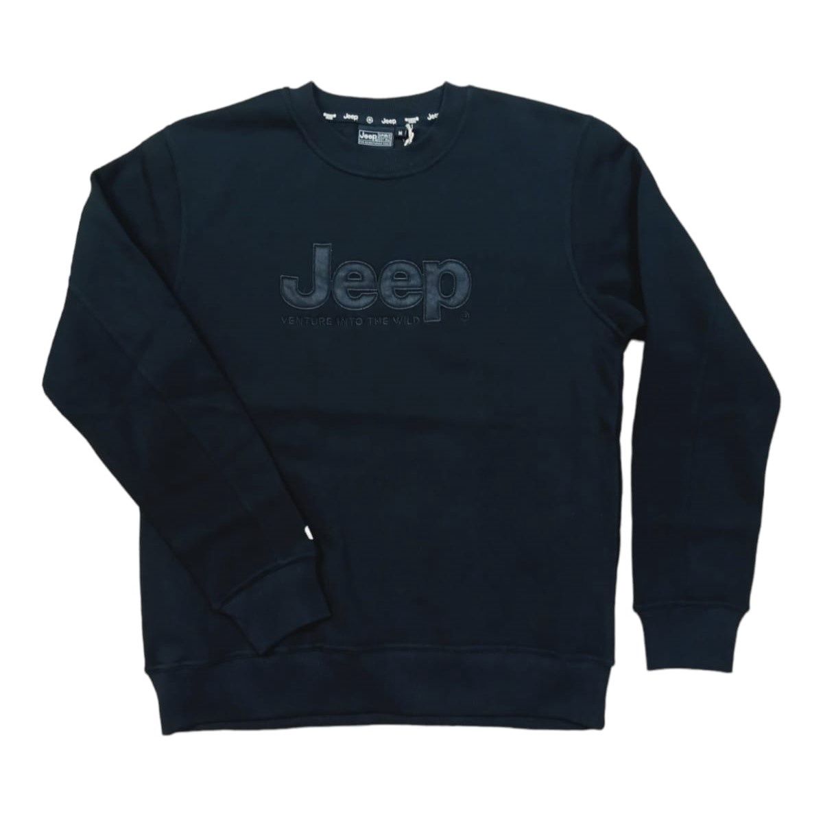 Jeep | Logo Applique Crewneck | Black, Size: S