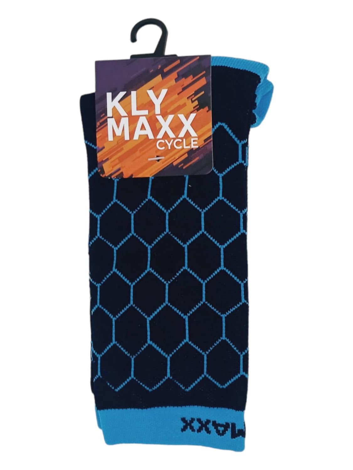 Kylmaxx Cycle Socks | Honeycomb Navy | 8-11