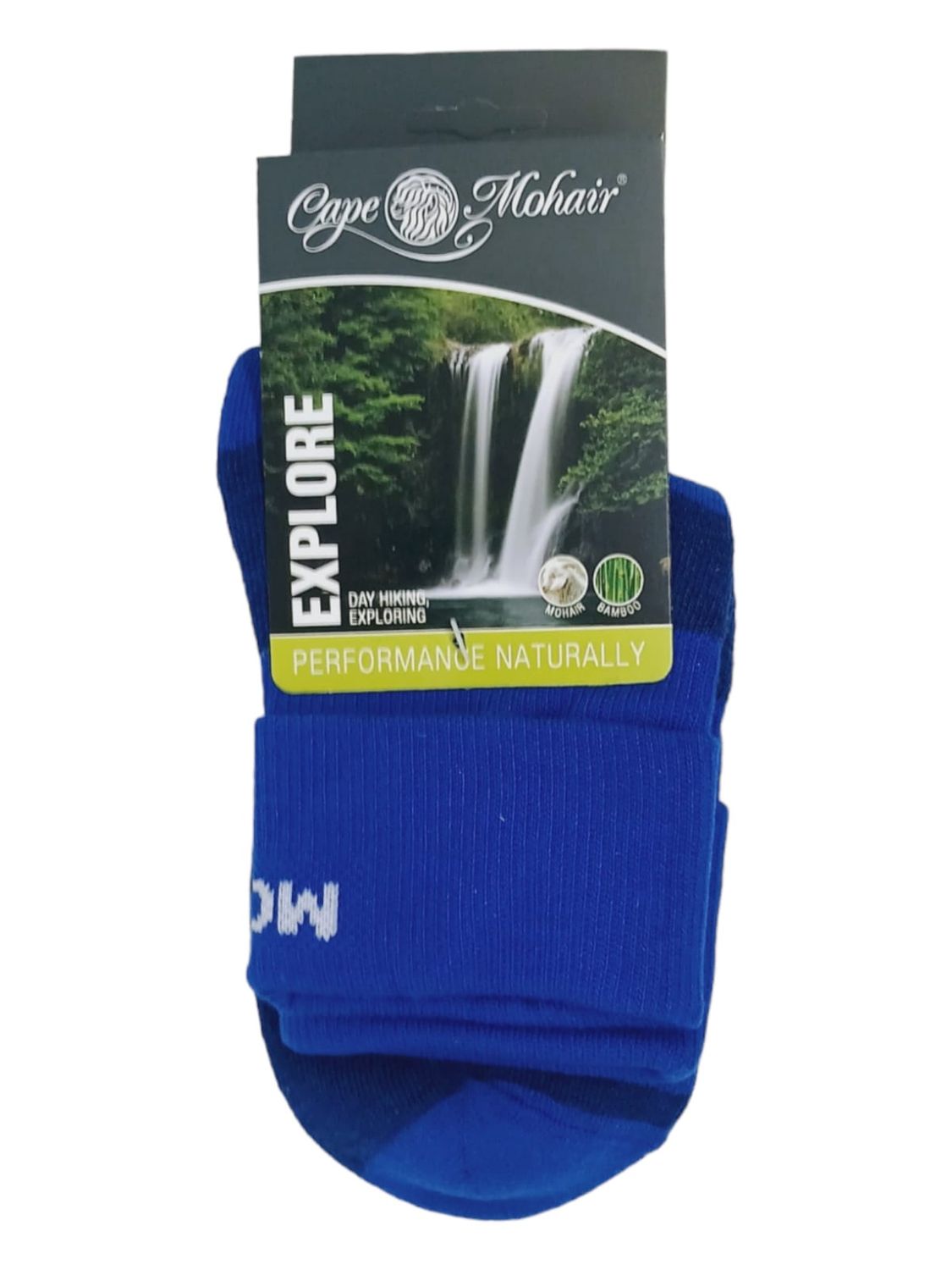 Cape Mohair | LDS Explore Socks | Royal | 4-7