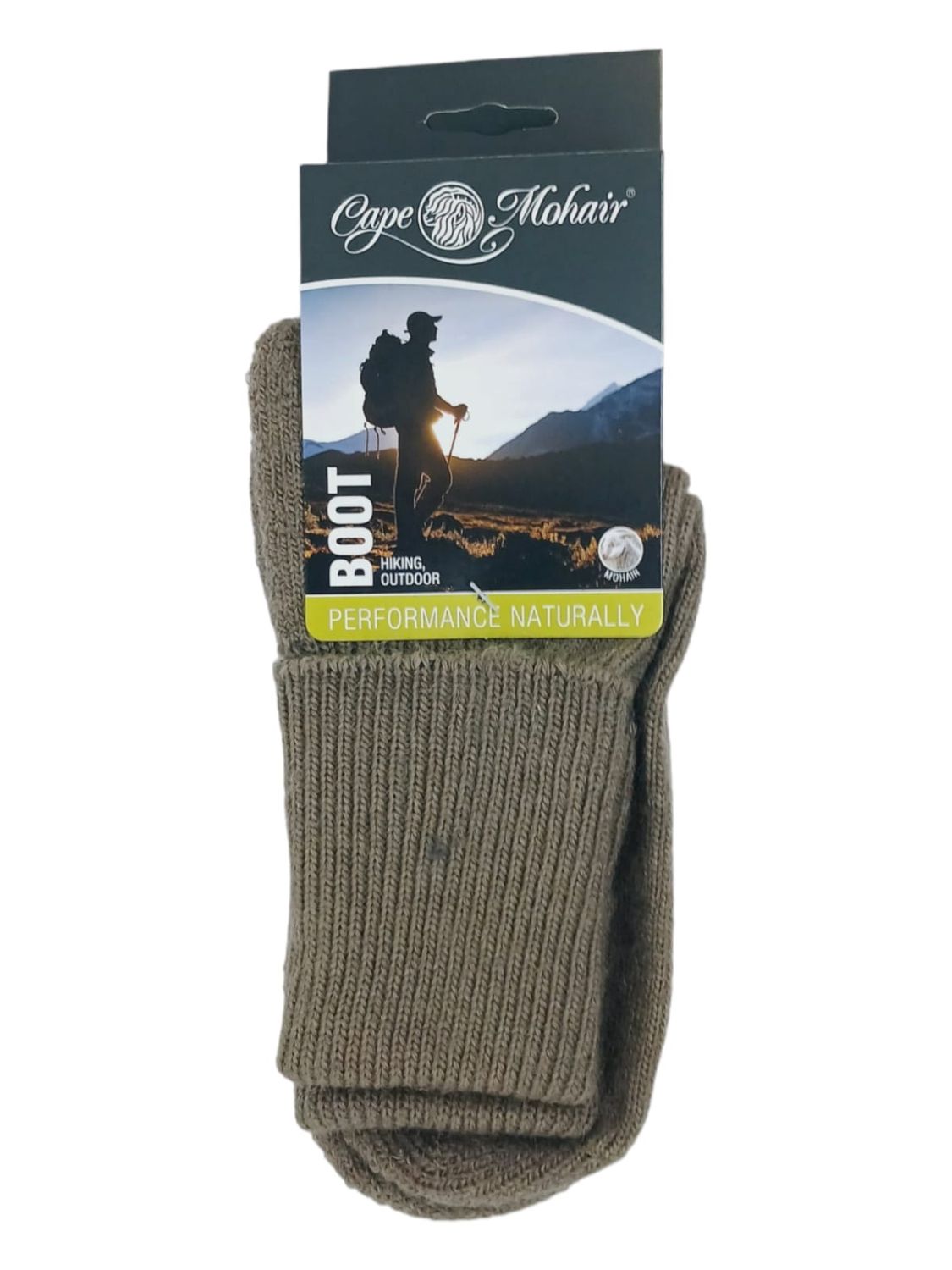 Cape Mohair | Boot Socks | Light Fawn | 8-11