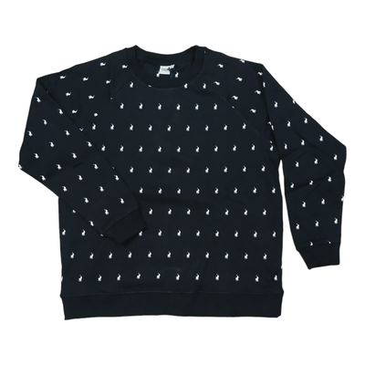 Polo | WMN Mae Monogram Sweater | Black