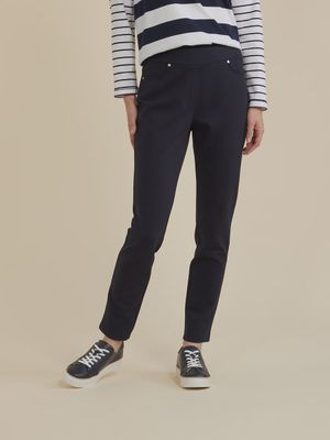 Yarra Trail | Pull On Super Stretch Pants | Navy