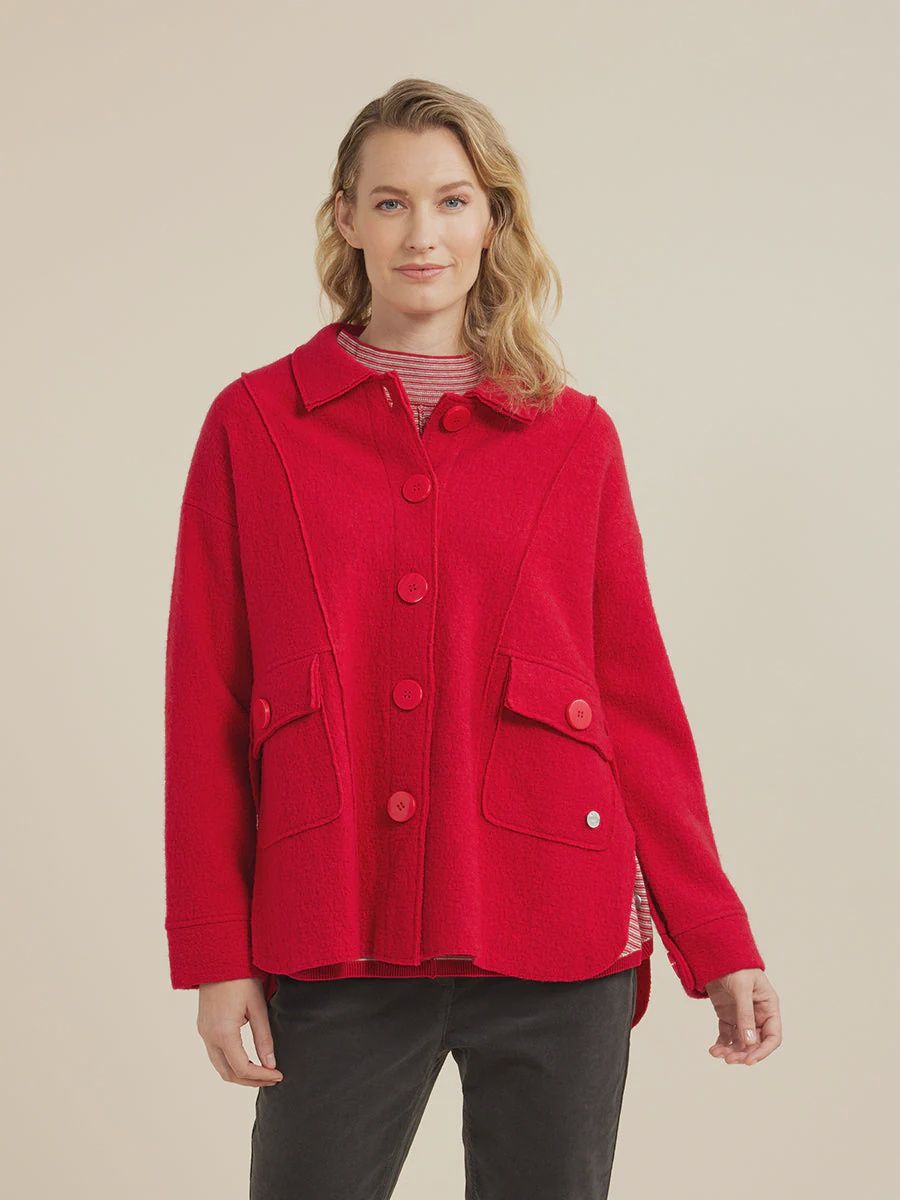 Yarra Trail | Panelled Jacket | Rhubarb, Size: 2XL