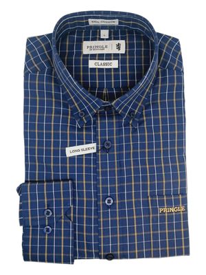 Pringle | Classic Long Sleeve Shirt | Jeffrey | Navy