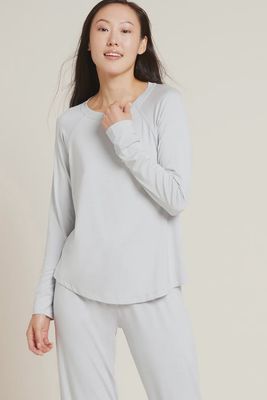 Boody | Goodnight Raglan Sleep Top | Dove