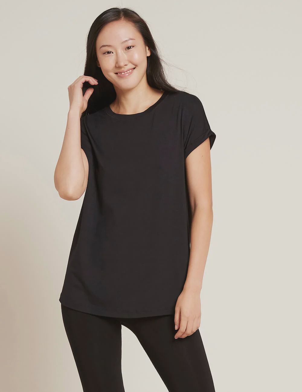 Boody | Downtime Lounge Top | Black, Size: S