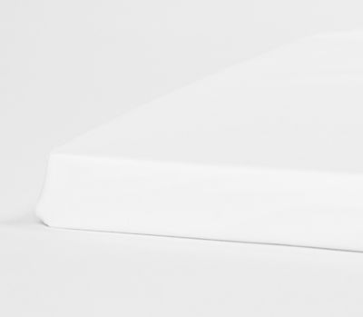 Lifson Linen | Flat Sheet | 550 Thread Count | White, Size: King XL - 300x270