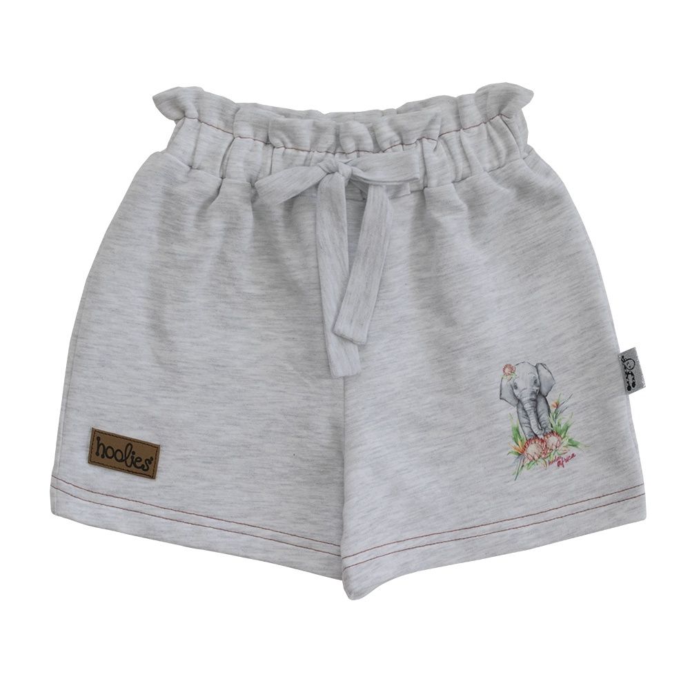 Hoolies | Watercolour Safara Paperbag Shorts, Size: 5-6yrs
