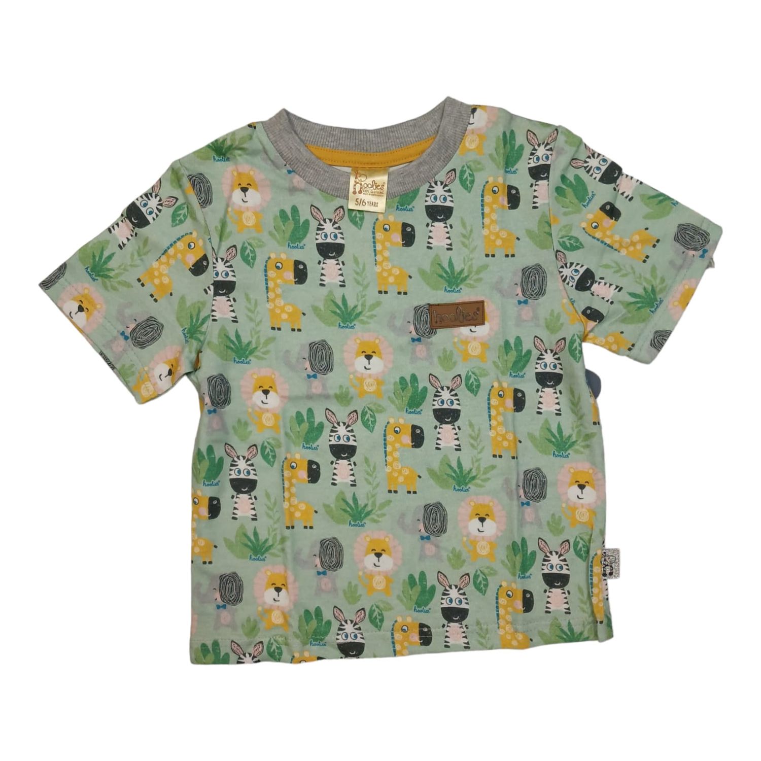 Hoolies | Jungle Safari Giraffe Tee, Size: 5-6yrs