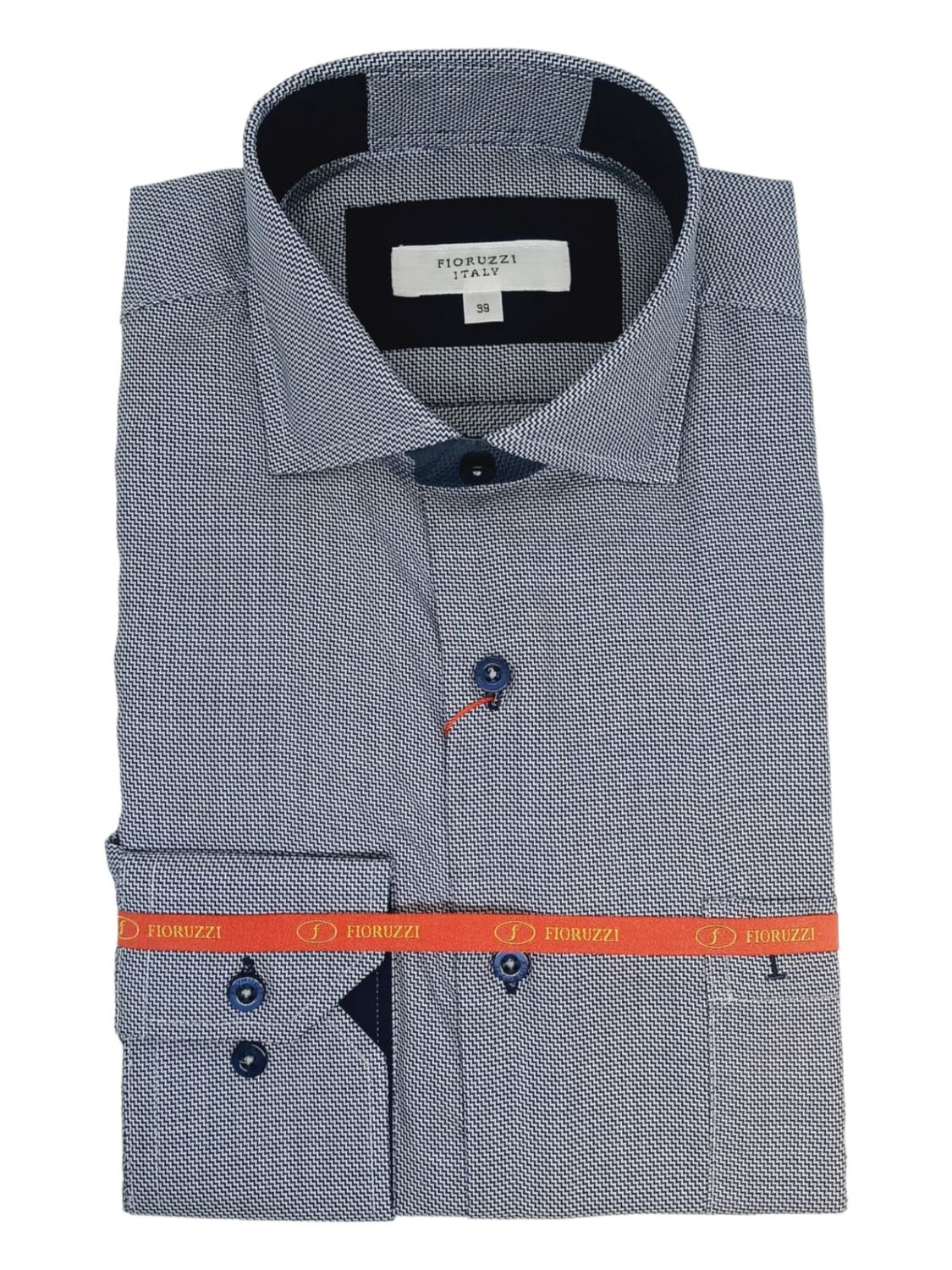 Fioruzzi | Long Sleeve Shirt | Navy