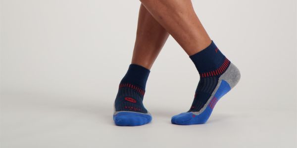 Falke | Stride Socks | Legion Blue &amp; Grey | 10-12