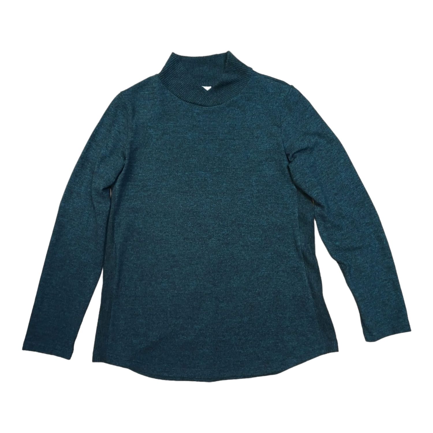 Mia Designs | Collar Side Panel Tunic | Teal, Size: 34