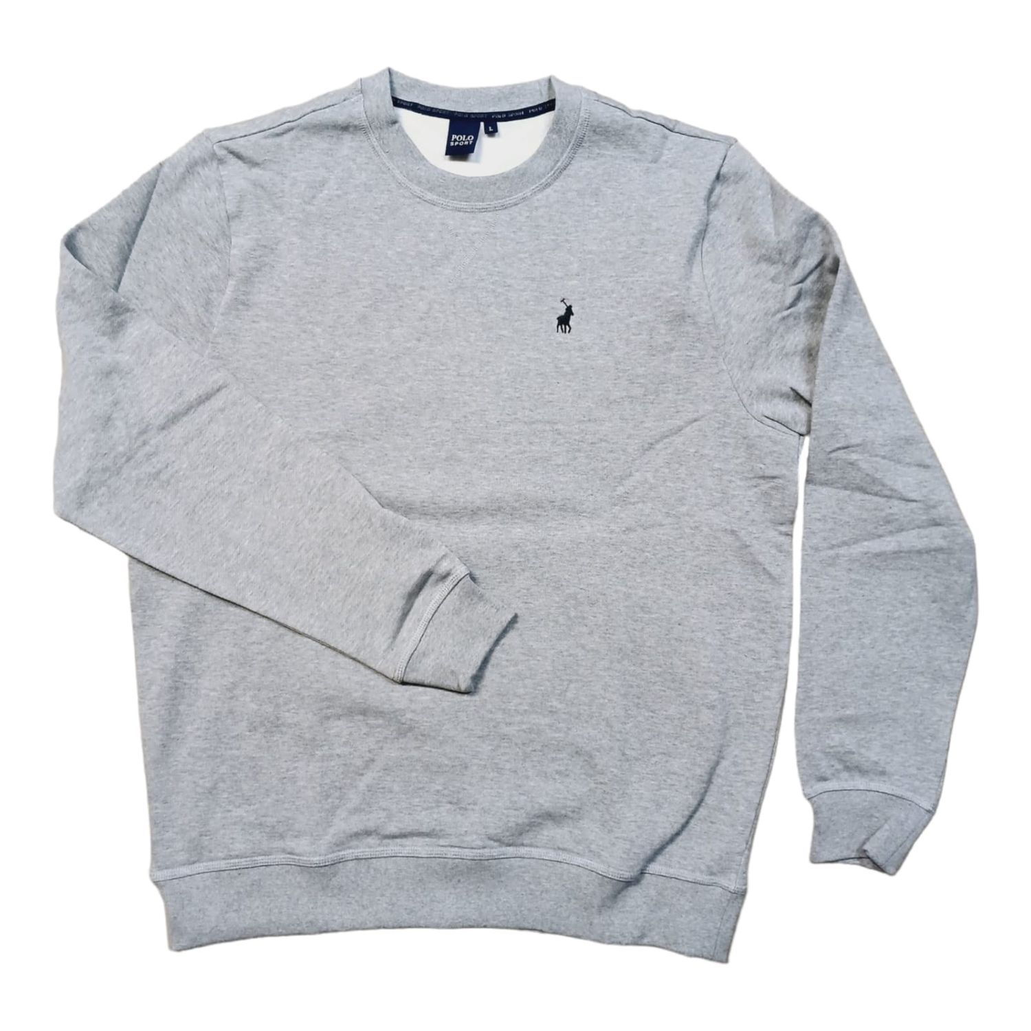 Polo | Sport Sweat Top | Grey Melange, Size: S