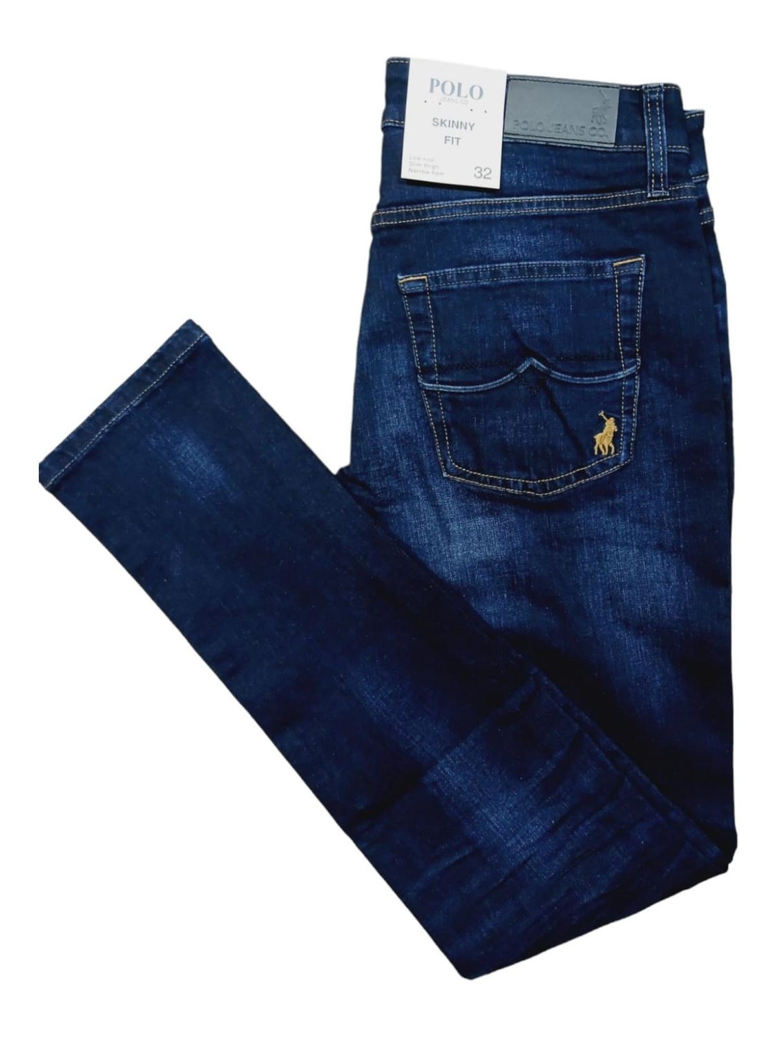 Polo | PJC Skinny Led Denim | Dark Wash, Size: 28W/32L