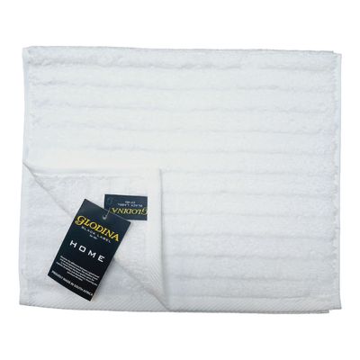 Glodina | Onda Wash Guest Towel | 55gsm /500gm2 | White | 30x50
