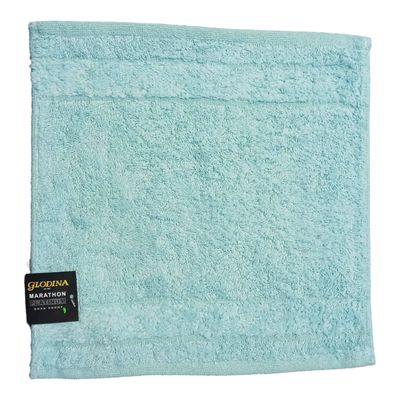 Glodina | Marathon Platinum Face Cloth | 610gsm/550gm2 | Aqua | 30x30