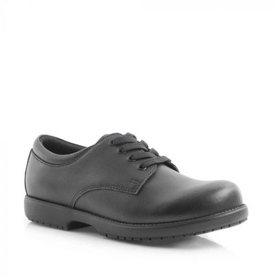 Green Cross | Boys School Shoe | Black