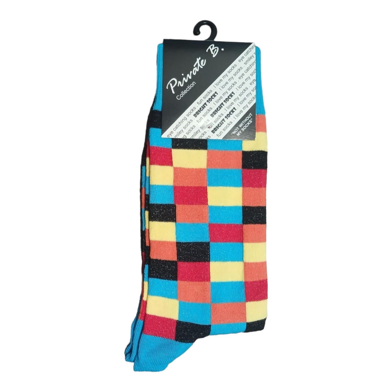 Private Benjamin | Funky Socks | Grid Multi | 7-11