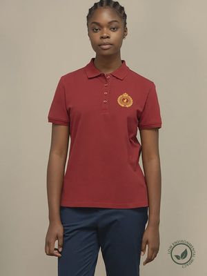 Polo | WMN Tasha Crest Golfer | Maroon