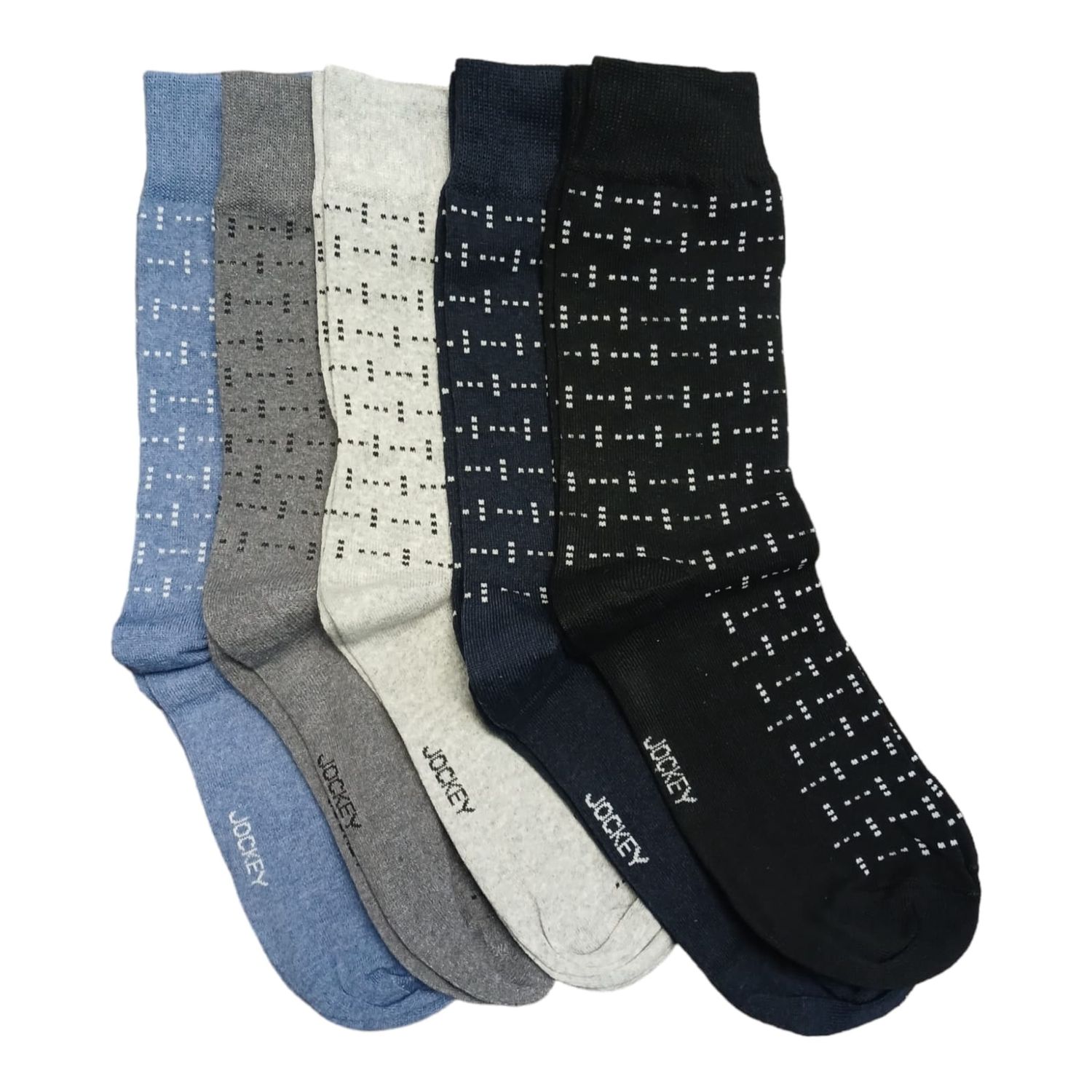 Jockey | 5 Pack Socks | Geo Design | 7-10