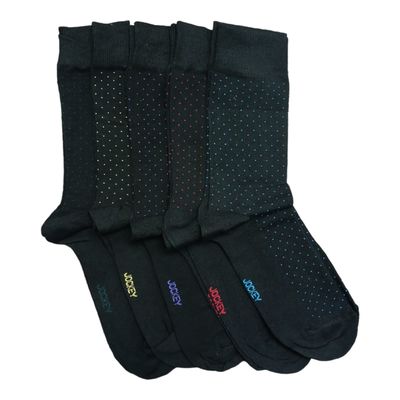 Jockey | Pin Dot 5 Pack Socks | 7-10