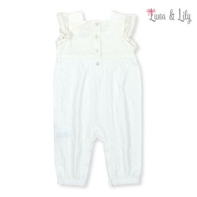 Luna &amp; Lily | Sleeveless Romper | Cream