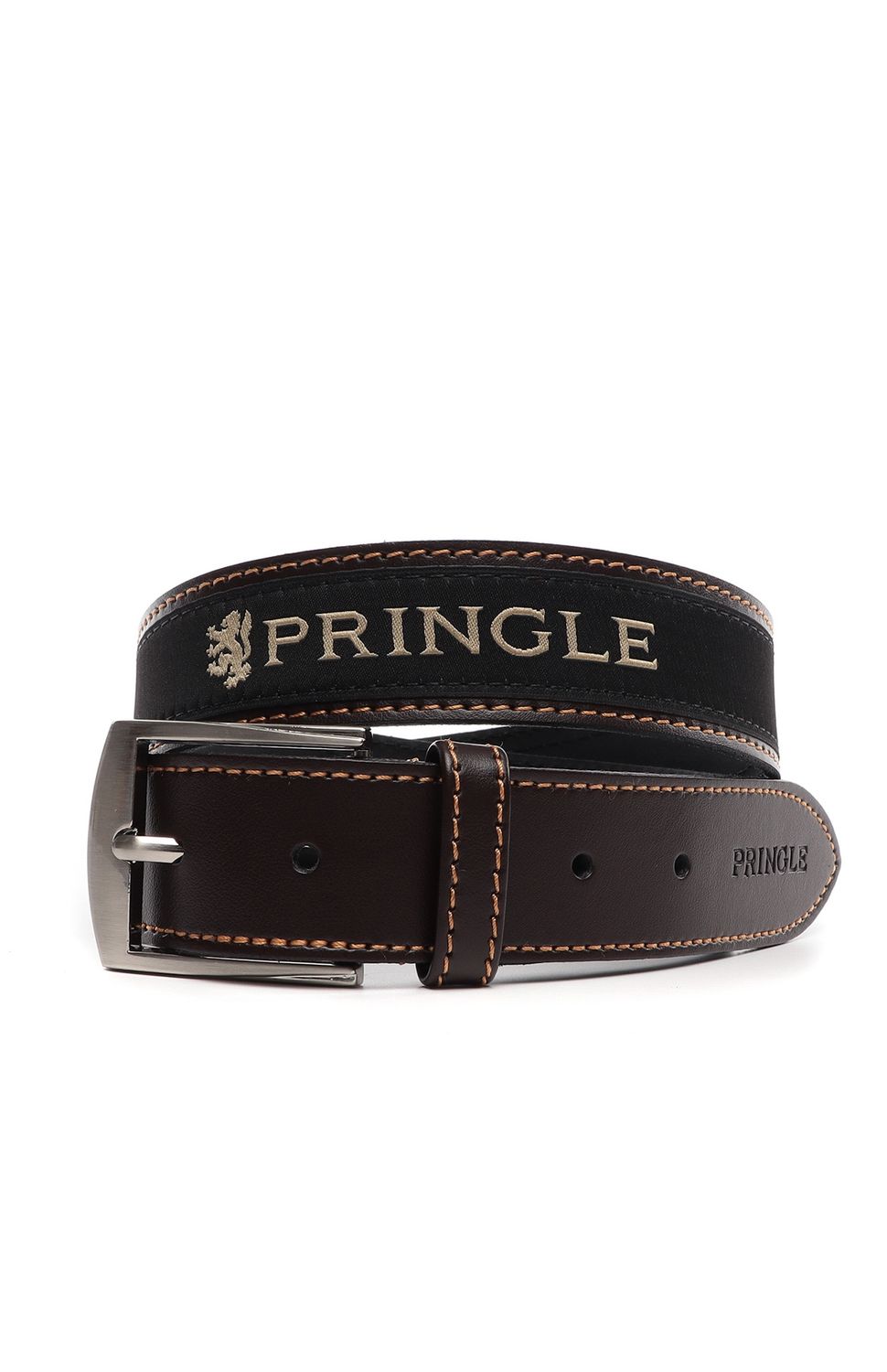 Pringle | Casual Leather Belt | Brown, Size: 32