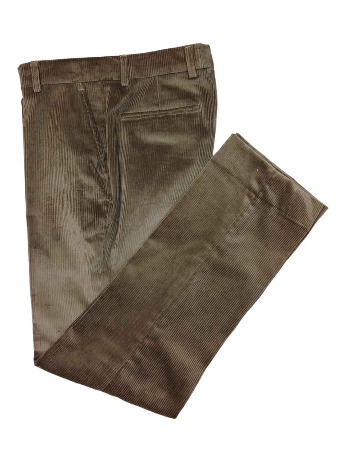 Zetagi | Flat Front Corduroy | Camel, Size: 32