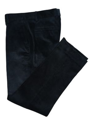 Zetagi | Flat Front Corduroy | Black