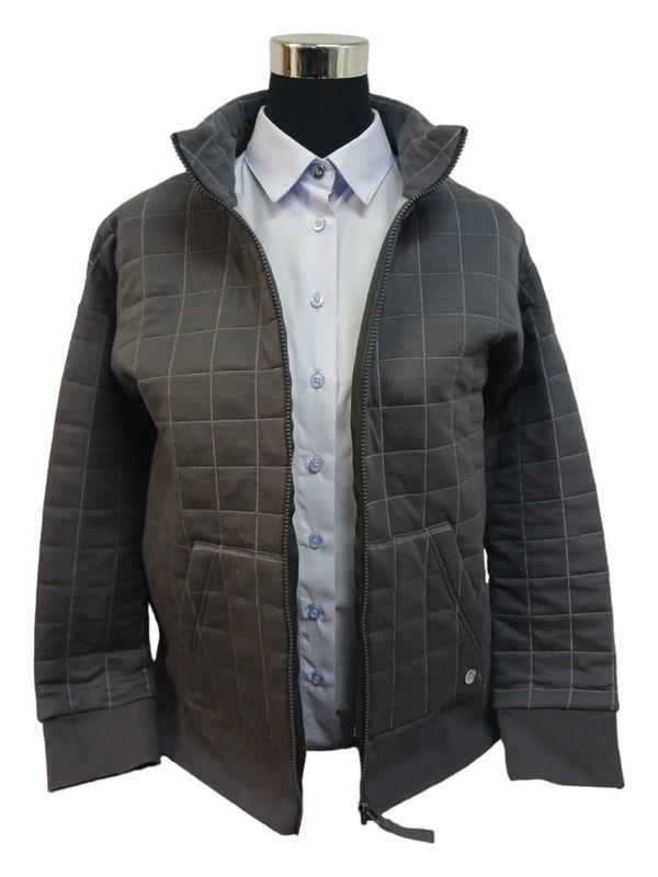 Yarra Trail Quilted Jacket Granite