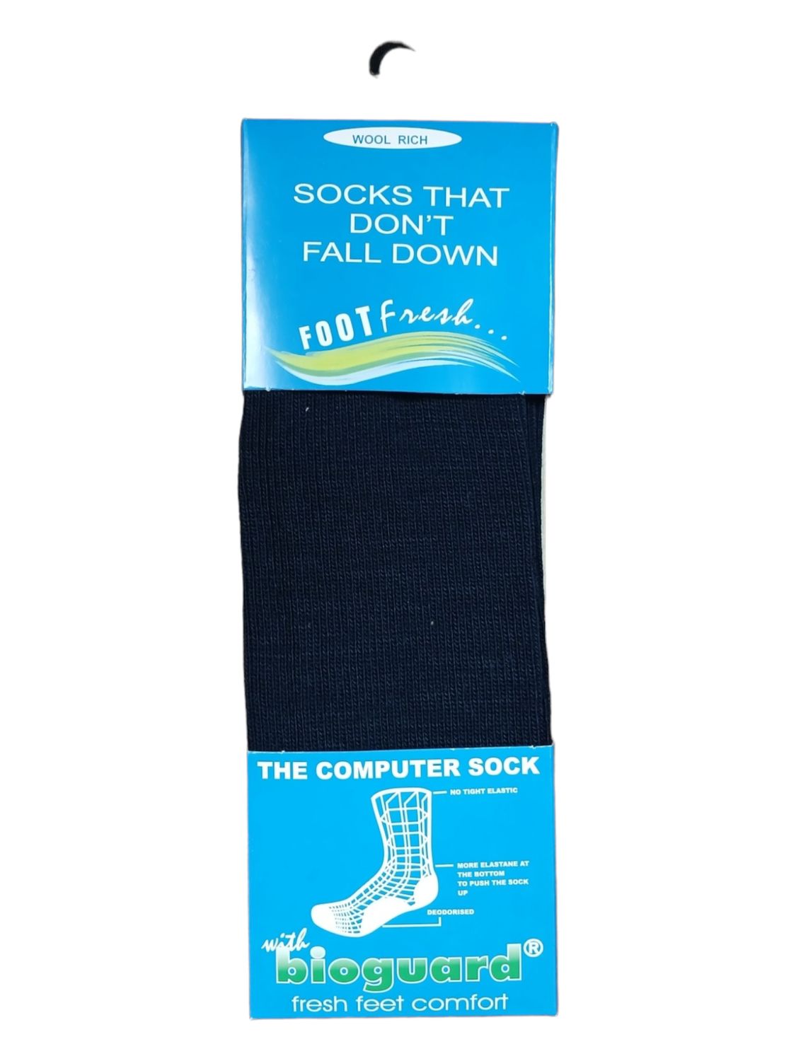 Bio Guard | Computer Wool Socks | Mark 11 | Navy, Size: 7-10
