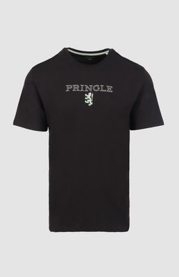 Pringle | Ezra Crewneck T-shirt | Black, Size: S