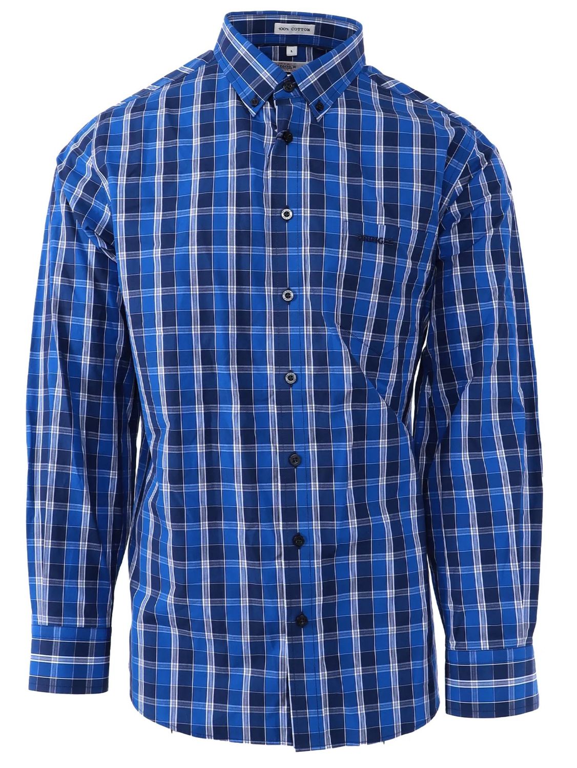 Pringle | Classic Long Sleeve Shirt | Phoenix | Navy, Size: S