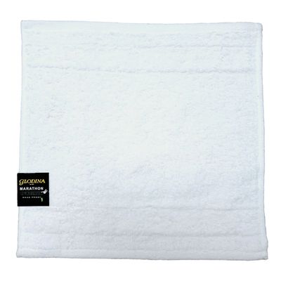 Glodina | Marathon Platinum Face Cloth | 610gsm/550gm2 | White | 30x30